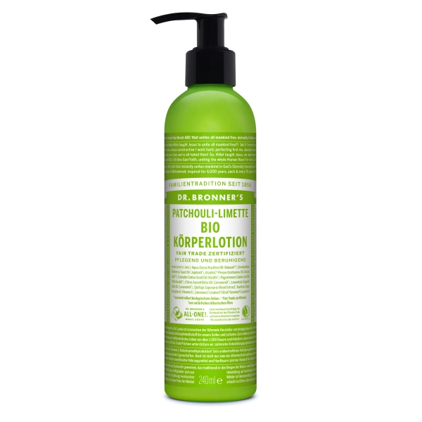 Lotion corporelle Dr. Bronner's - Patchouli Lime