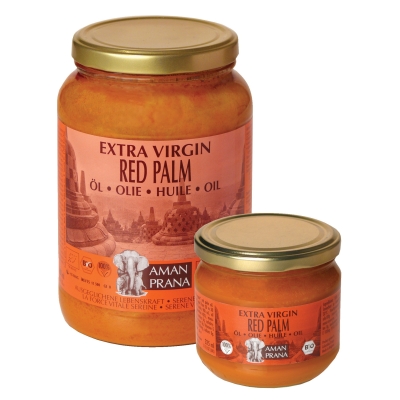 Rotes Palmöl - nativ extra - von Amanprana - nachhaltig angebaut