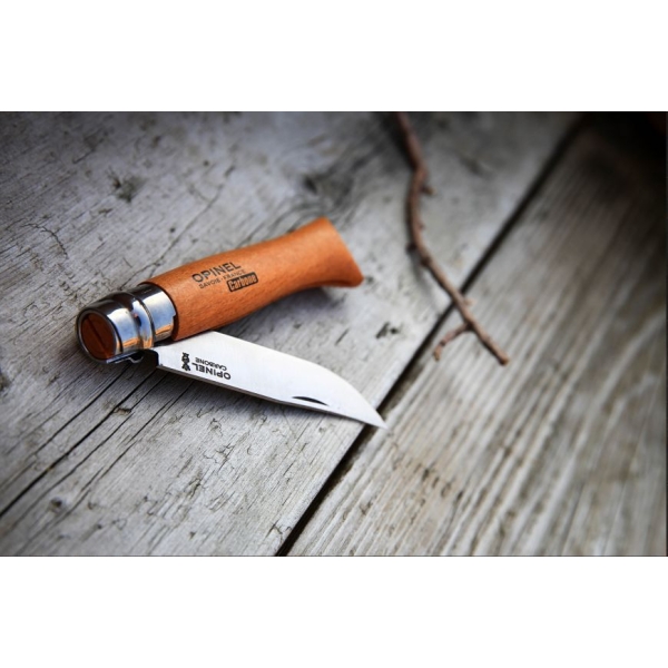 Opinel N° 08 Carbone - Oak Grove Edition