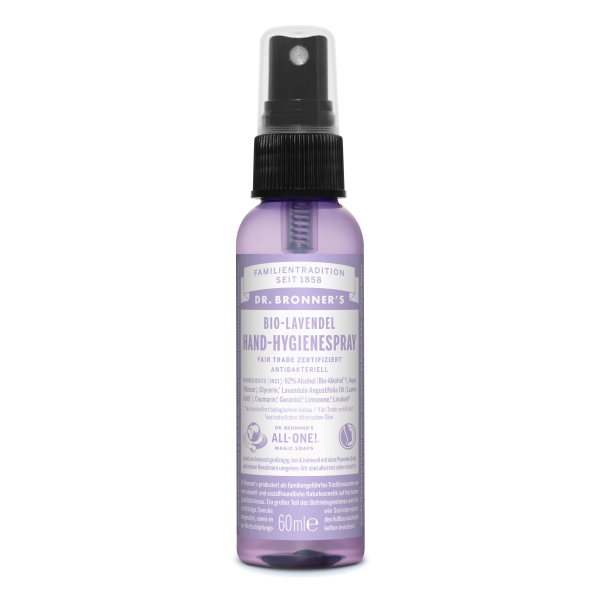 Dr. Bronner's Spray hygiénique pour les mains Lavande