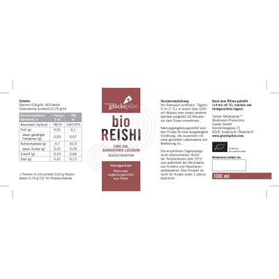 Reishi (Ling Zhi) flytande extrakt - Ganoderma lucidum
