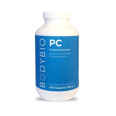 Fosfatydylocholina (1300 mg) - liposomalny kompleks fosfolipidowy - aktywne kapsułki PC - BodyBio