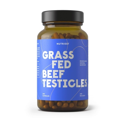 Testicules, lyophilisés, nourris à l'herbe (étiquette bleue)