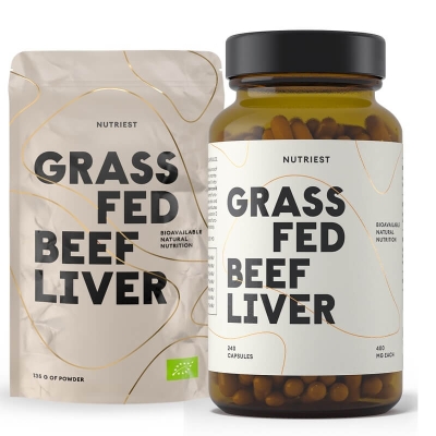 Grass-gefütterte Leber, gefriergetrocknet