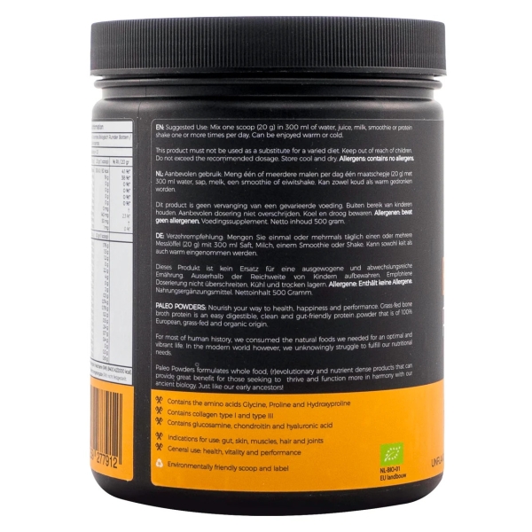 Probiotiques - Kéfir fermenté (nourri à l'herbe) de Paleo Powders